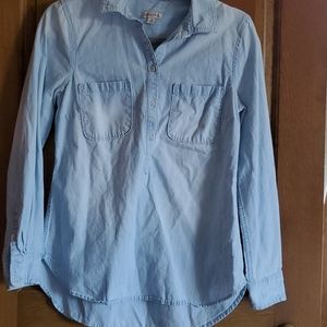 Jean chambray top